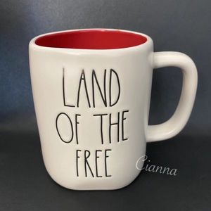 Rae Dunn Land of the Free Mug